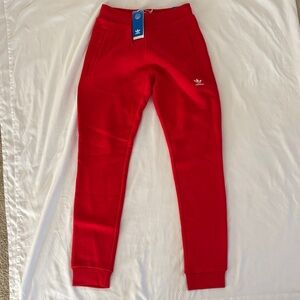 Adidas Kids Bright Red Sweatpants